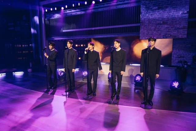 몬스타엑스/사진제공=미국 NBC '켈리 클락슨 쇼(The Kelly Clarkson Show)