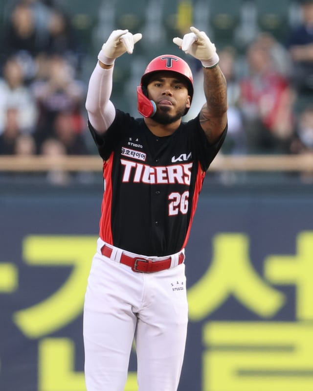 17일 잠실구장에서 열린 KIA 타이거즈와 두산 베어스의 경기. 카스트로의 모습. /사진=KIA 타이거즈 제공