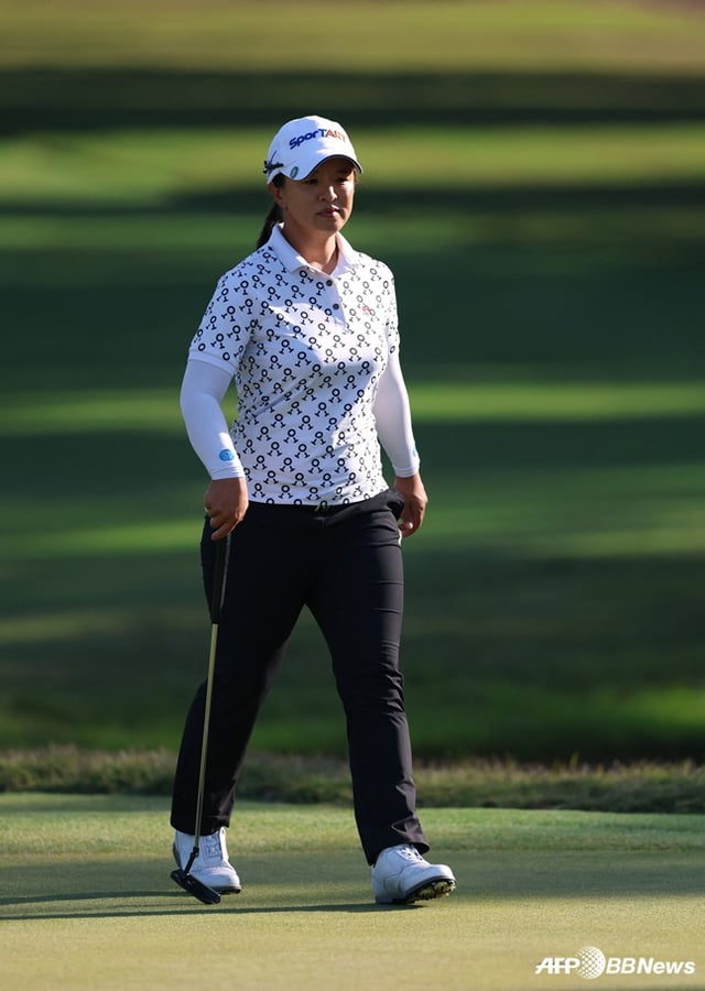 김세영이 19일 미국 캘리포니아주 로스앤젤레스 엘카바예로 컨트리클럽(파72)에서 열린 LPGA 투어 JM 이글 LA챔피언십(총상금 375만 달러) 3라운드에서 퍼팅을 준비하고 있다. /AFPBBNews=뉴스1