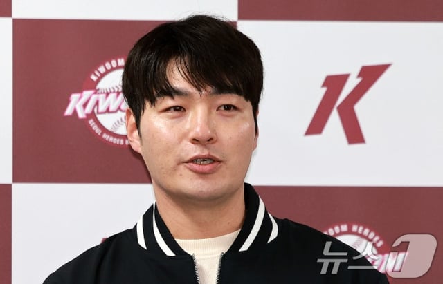 지난 1월 15일 은퇴 기자회견에 나선 박병호. /사진=뉴스1