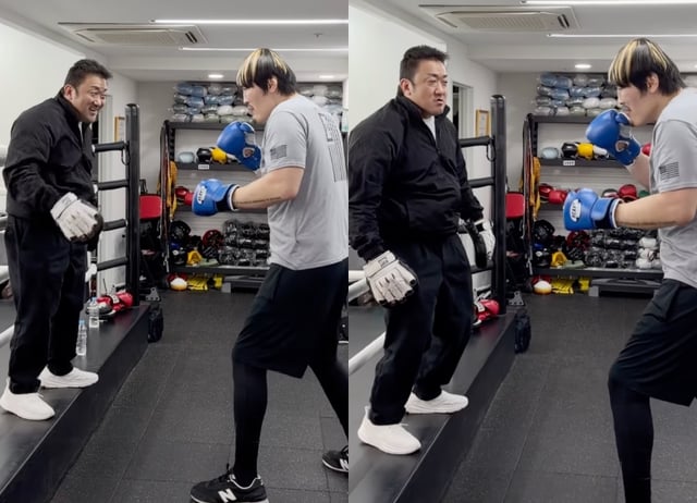 마동석 최홍만 /사진=마동석 인스타그램