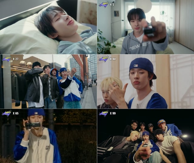 NEXZ 'Mmchk 100 Mmchk moments (Directed by TOMOYA)' 영상 캡처 이미지 /사진제공=JYP엔터테인먼트