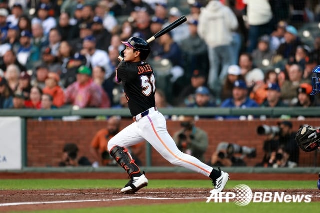 San Francisco's Lee Jung-hoo. /AFPBBNews=NEWS1