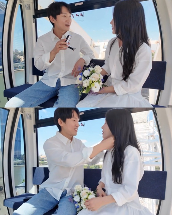 박성우, 한지우/사진=한지우 SNS