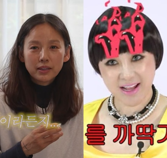 왼쪽부터 이효리, 서인영 /사진=각 유튜브 채널'채널 십오야', '개과천선 서인영' 영상 캡처