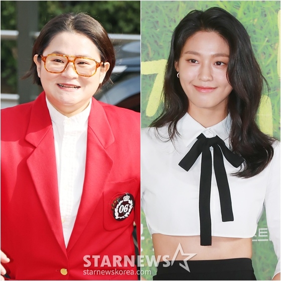 김신영(왼쪽)과 설현 /사진=스타뉴스