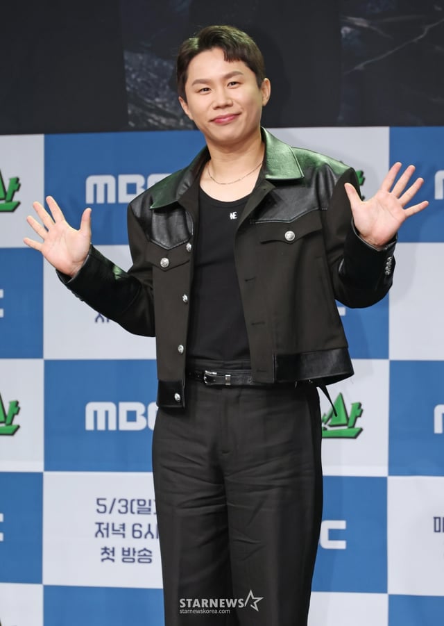코미디언 양세형이 28일 오후 서울 마포구 상암동 MBC에서 진행된 새 예능프로그램 '최우수산' 제작발표회에 참석해 포즈를 취하고 있다. /2026.04.28 /사진=이동훈 photoguy@