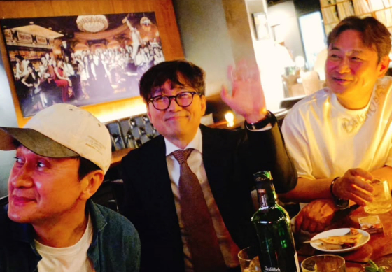 (왼쪽부터) 장현성, 장항준, 김진수 /사진=김진수 인스타그램