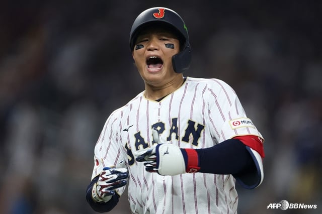 Morishita Shota, who played in the WBC. /AFPBBNews=NEWS1