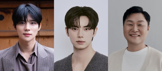 Photo=Moon Sang-min (Awesome Entertainment), Lee Chae-min (Baro Entertainment), Yoon Kyung-ho (Nun Company)
