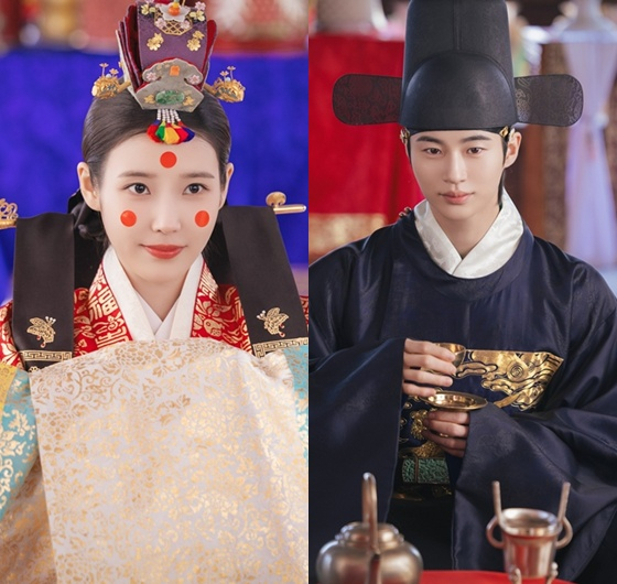 왼쪽부터 아이유, 변우석 /사진=MBC '21세기 대군부인'