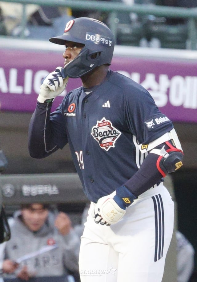 두산 베어스 외국인 타자 다즈 카메론. /사진=김진경 대기자