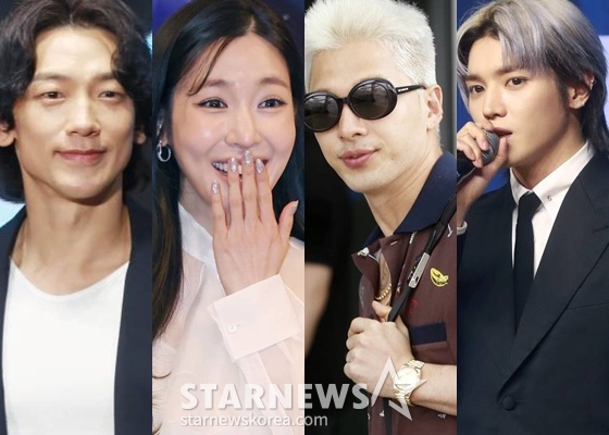 비, 티파니영, 태양, 태용 /사진=스타뉴스
