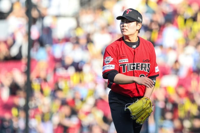 KIA Tigers closer Sung Young-tak. /Photo=KIA Tigers