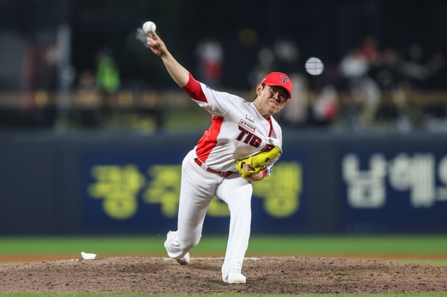 KIA Tigers closer Sung Young-tak. /Photo=KIA Tigers