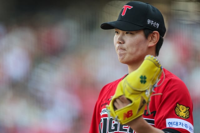 KIA Tigers closer Sung Young-tak. /Photo=KIA Tigers