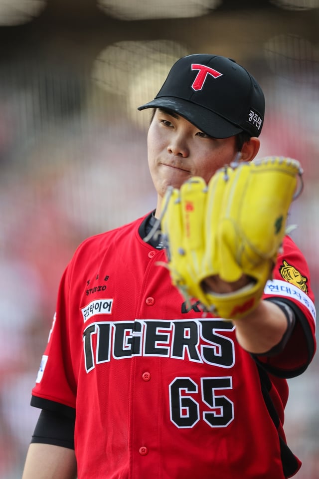 KIA Tigers closer Sung Young-tak. /Photo=KIA Tigers