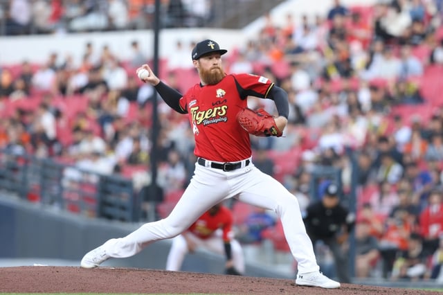 KIA Tigers pitcher Adam Oller. /Photo=KIA Tigers