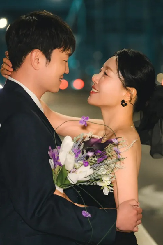 박은영(오른쪽)과 예비신랑/사진=박은영 SNS
