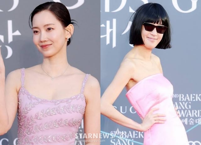 신현빈(왼쪽), 홍진경 /사진=김휘선 기자