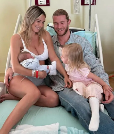 Loris Karius family. /Photo=The Sun archive