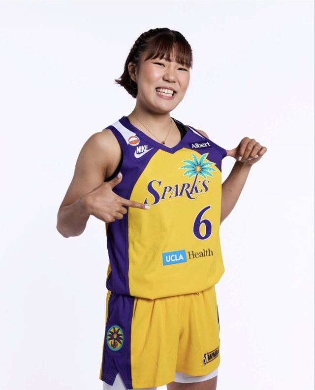 Park Ji-hyun. /Photo=LA Sparks SNS