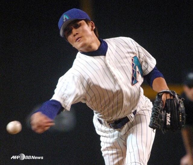 2002시즌 김병현의 모습. /AFPBBNews=뉴스1