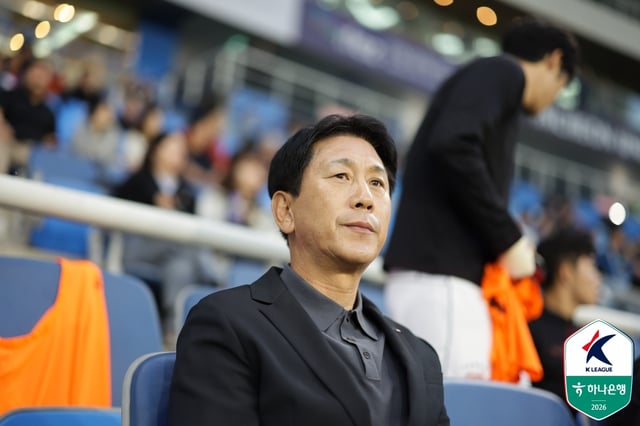 박태하 포항 스틸러스 감독. /사진=한국프로축구연맹 제공
