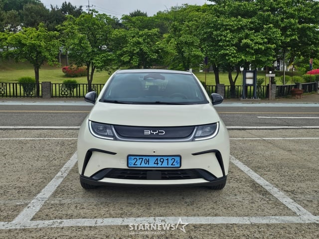 =BYD海豚/照片=金京洙记者。