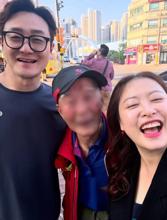 김원효, 고 김형은 부친, 심진화/사진=심진화 SNS