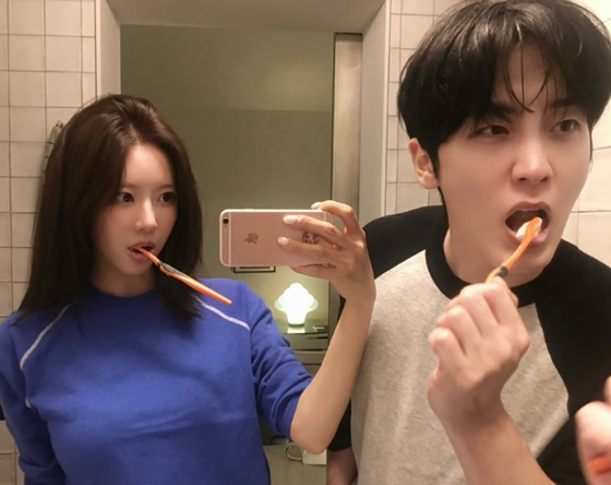 고민영, 이주휘/사진=고민영 SNS