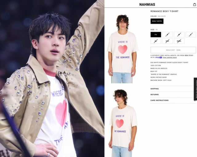 美の男性神」BTSのジン、BTSの熱狂の中で輝いた「セイレーン」..T