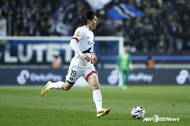 PSG 공격수 이강인. /AFPBBNews=뉴스1