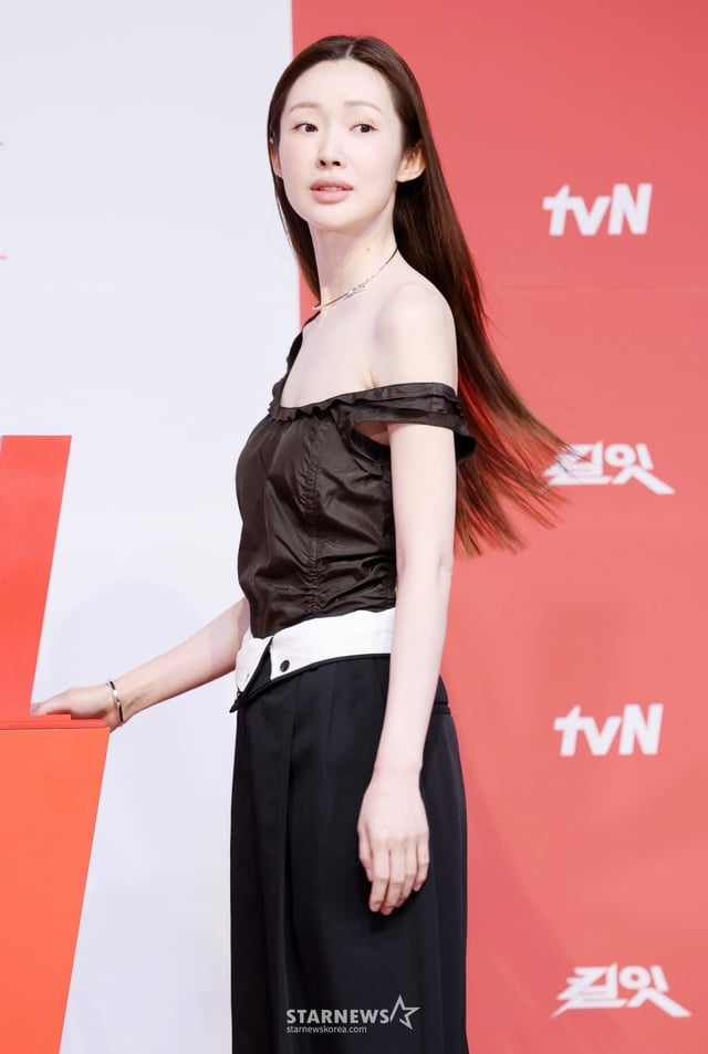 방송인 차정원이 19일 서울 마포구 상암 CJ ENM에서 진행된 tvN 예능 '킬잇 : 스타일 크리에이터 대전쟁' 기자간담회에 참석해 포즈를 취하고 있다. /2026.05.19 /사진=김휘선 hwijpg@