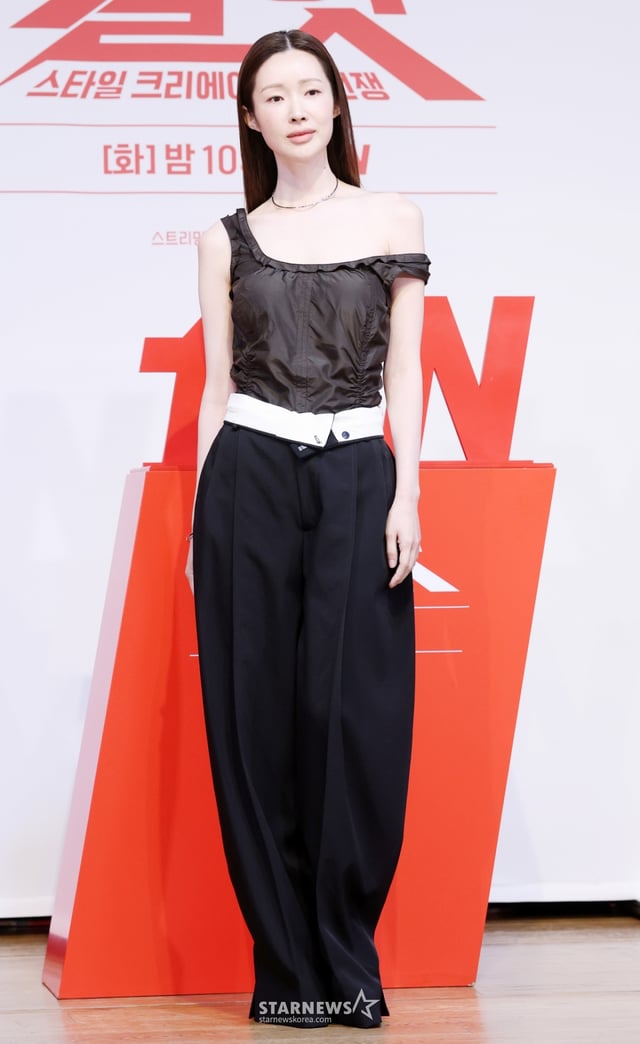 방송인 차정원이 19일 서울 마포구 상암 CJ ENM에서 진행된 tvN 예능 '킬잇 : 스타일 크리에이터 대전쟁' 기자간담회에 참석해 포즈를 취하고 있다. /2026.05.19 /사진=김휘선 hwijpg@