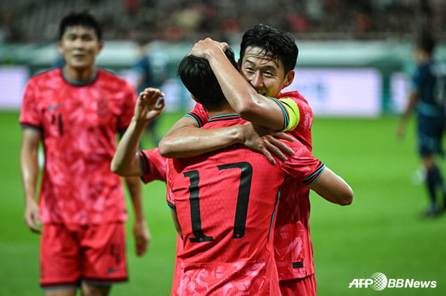 한국 축구대표팀. /AFPBBNews=뉴스1