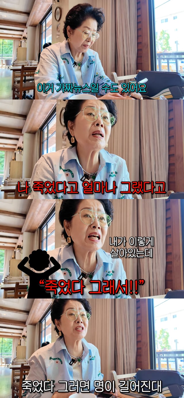 /사진=유튜브 채널 '순풍선우용여'