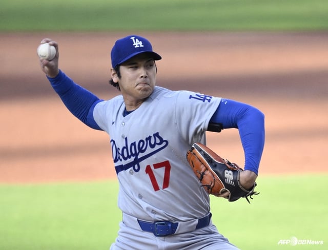 Ohtani, who started the game. /AFPBBNews=NEWS1