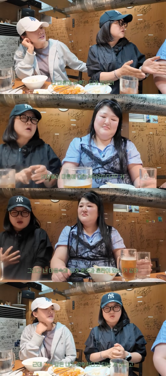 박은혜, 김숙, 이국주/사진=이국주 유튜브
