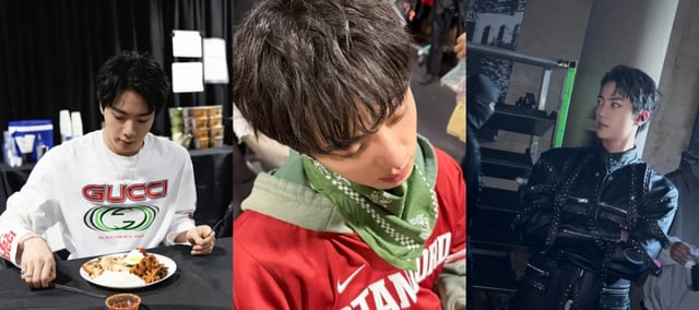ICONIC FLAG BEARER JIN」BTSのジン、米BTSツアーの写真を公開..やはり