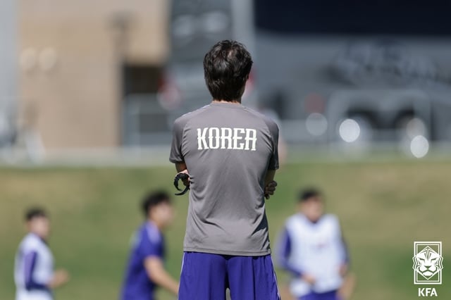 Hong Myung-bo, head coach of the South Korean national football team. /Photo=Korea Football Association