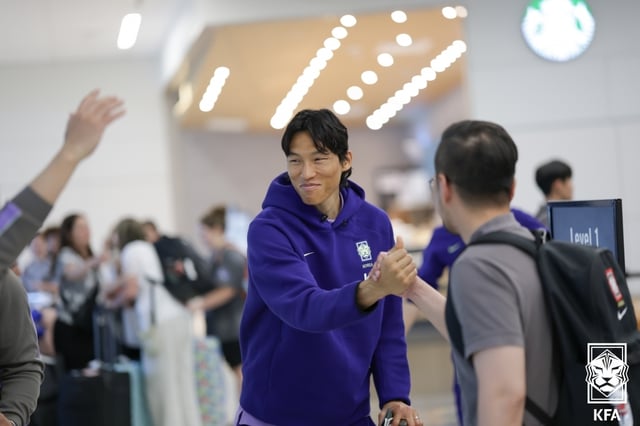 Kim Seung-gyu, who joined the squad later. /Photo=Korea Football Association