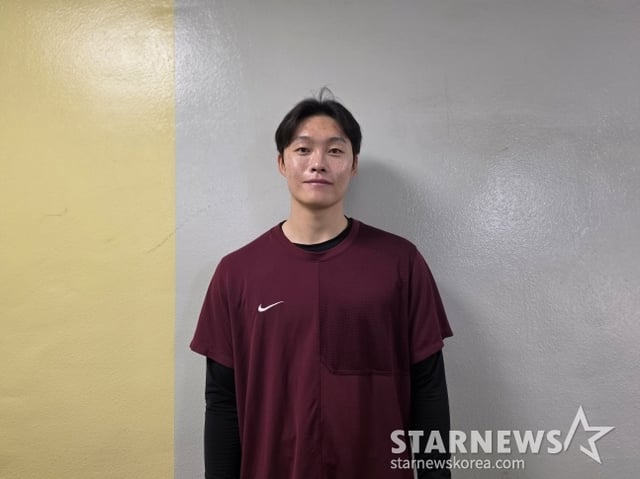 키움 임병욱이 24일 잠실 LG전에서 스타뉴스와 인터뷰에 응했다. /사진=김동윤 기자
