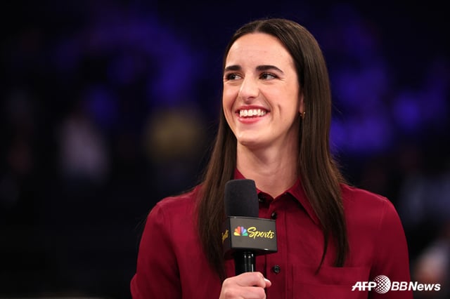 'Caitlin Clark. /AFPBBNews=NEWS1
