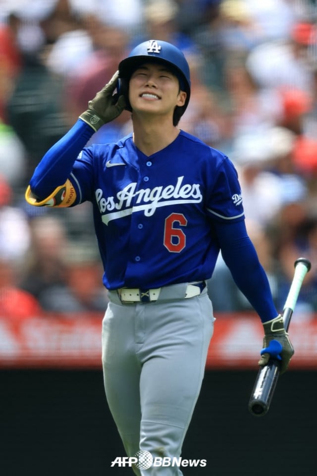 LA Dodgers Kim Hye-seong. /AFPBBNews=NEWS1
