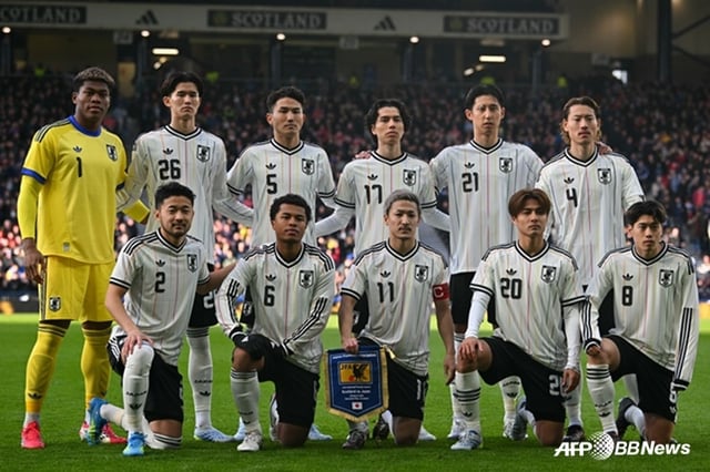 Japanese national team. /AFPBBNews=NEWS1
