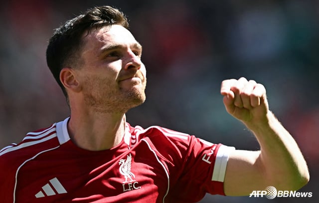 Andy Robertson. /AFPBBNews=NEWS1