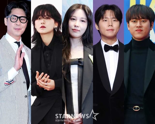 (왼쪽부터) 정준일, 터치드 윤민, 권진아, 정승환, 이무진 /사진=스타뉴스