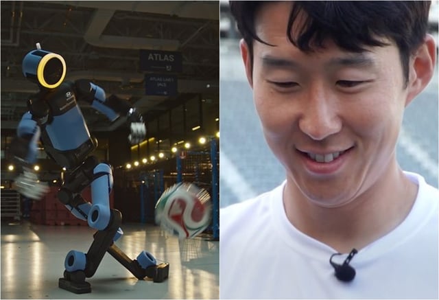 Atlas (left), Son Heung-min (right)