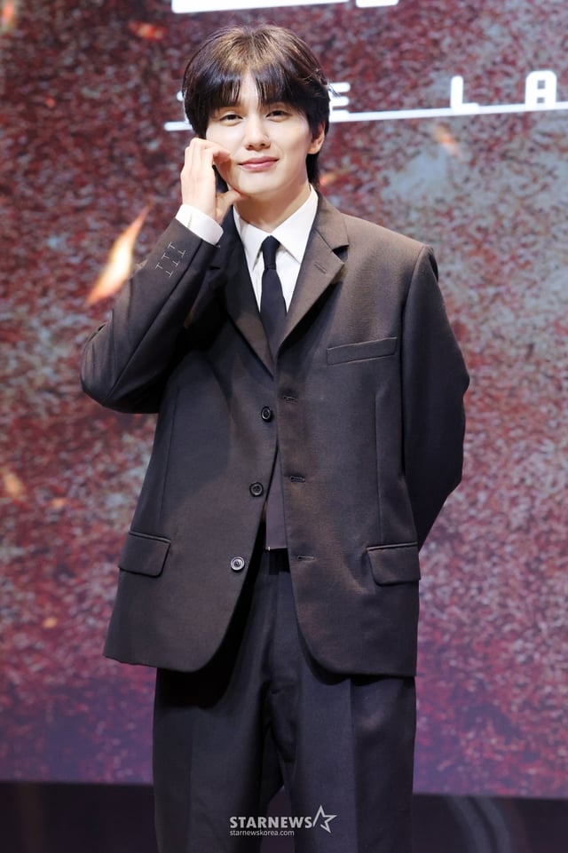 Actor Yoo Seung-ho posed at the EBS variety program 'The Last of Us' production press conference held on the 1st at the Glad Hotel in Yeongdeungpo-gu, Seoul. /2026.06.01 /Photo=Kim Hwi-seon hwijpg@